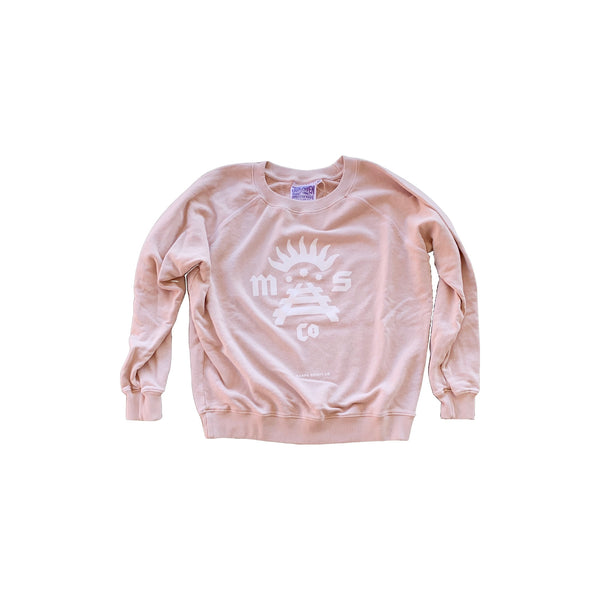 Sweatshirt: Dusty Pink Logo
